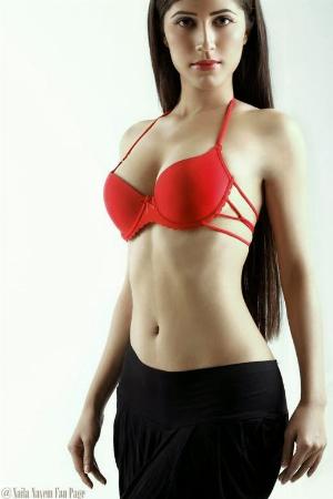 Naila Nayem Red Black Sweatpants.jpg Naila Nayem Bikini and Hot
